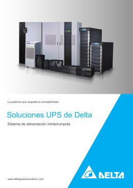 Soluciones UPS de Delta