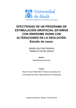Estudio de - Universidad de Alcalá