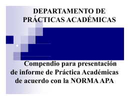Norma APA Psicología - Universidad Católica de Pereira