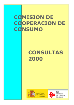 CONSULTAS 2000 - Agencia Española de Consumo, Seguridad
