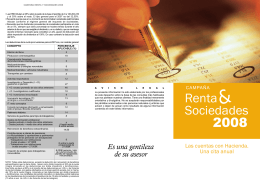 consejos renta y sociedades 2007