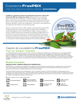 Ecosistema FreePBX Sangoma