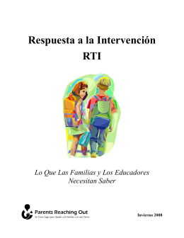 Respuesta a la Intervención RTI
