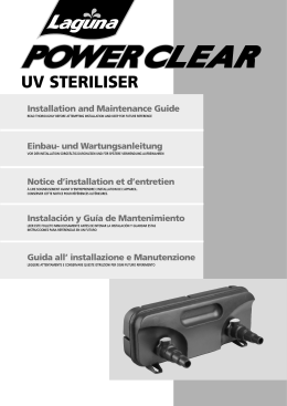 PowerClear UV Steriliser Manual