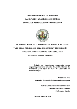 tesis completa - Saber UCV - Universidad Central de Venezuela