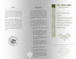 LEY IDEA 2004 - Desert / Mountain SELPA