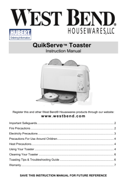 QuikServe™ Toaster