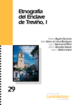 Etnografía del Enclave de Treviño, I. IN: Etnografía del Enclave de