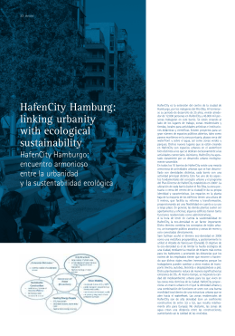 HafenCity Hamburg: linking urbanity with ecological