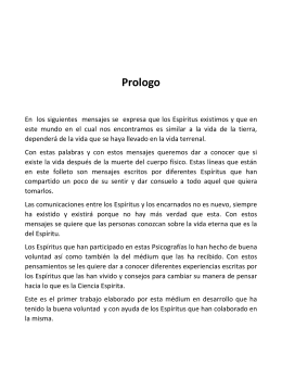 01-Prologo 1 - Federación Espírita de El Salvador