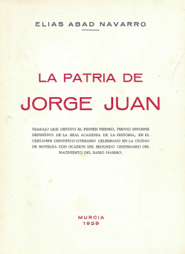 La patria de Jorge Juan - Biblioteca Virtual Miguel de Cervantes