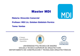 Master MDI