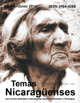 No. 74  - Revista de Temas Nicaragüenses