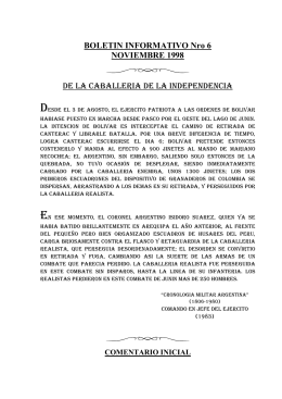 Nro 6 - Sitio Web de la Comisión del Arma de Caballería "San Jorge"