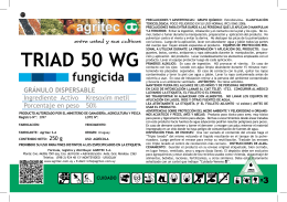 TRIAD 50 WG fungicida