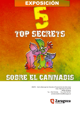 Exposición 5 Top Secrets sobre el cannabis. Resumen