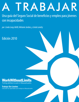 Edición 2010 Una guía del Seguro Social de beneficios y empleo