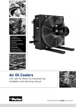 Manual LAC Air Oil Coolers
