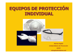 Equipos de protección individual