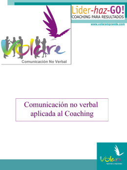 Comunicación no verbal aplicada al Coaching - Líder-haz-GO