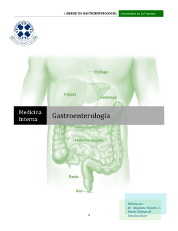 Manual Gastroenterología - Facultad de Medicina UFRO