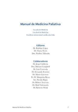 Manual de Medicina Paliativa - Asociación Latinoamericana de