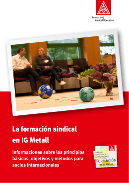 La formación sindical en IG Metall