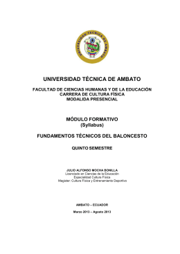 Quinto - Universidad Técnica de Ambato