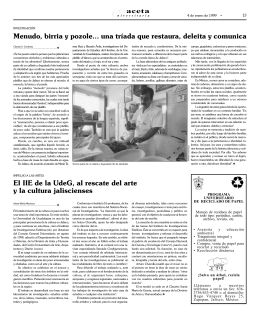 pagina 13. - La gaceta de la Universidad de Guadalajara