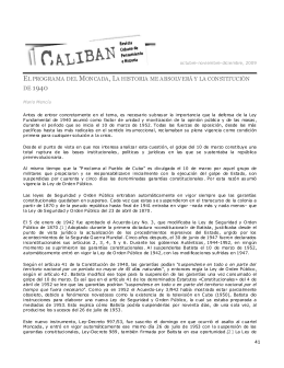 DE 1940 - Caliban. Revista Cubana de Pensamiento e Historia