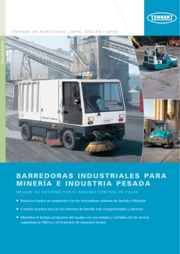 barredoras industriales para minería e industria pesada