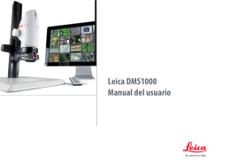 Leica DMS1000 Manual del usuario