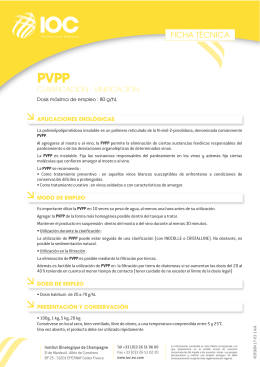 FT PVPP (ES) - Institut Oenologique de Champagne