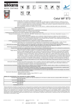 Cetol WF 973 - Interempresas