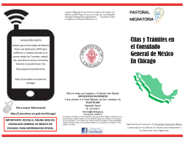 Citas y Trámites en el Consulado General de México En Chicago