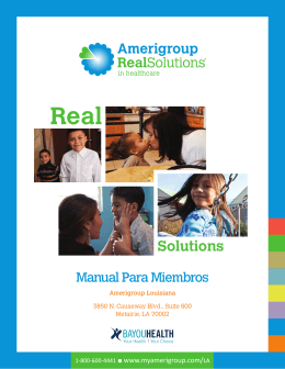 Solutions - Amerigroup