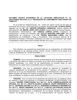 LS-GEV/27/039/05 - Gobierno del Estado de Veracruz