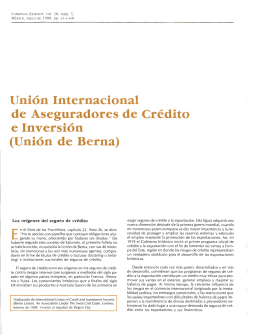 Unión Internacional de Aseguradores de Crédito e Inversión (Unión