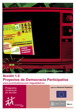 Acción 1.3 Proyectos de Democracia Participativa