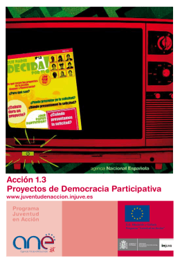 Acción 1.3 Proyectos de Democracia Participativa