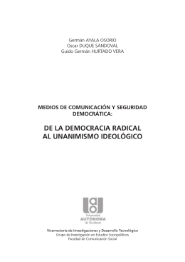 seguridad democratica 2.indd - Pontificia Universidad Javeriana