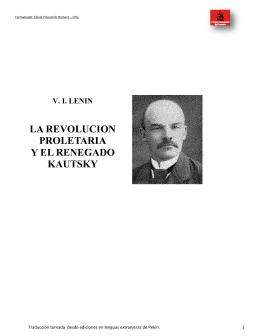 La Revolución proletaria y el Renegado KAUTSKY.