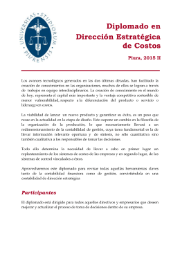 Documento informativo - Universidad de Piura