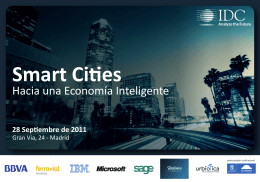 Programa Smart Cities - Ayuntamiento de Madrid