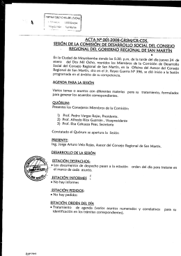 QuÓRutvt: - Gobierno Regional de San Martín