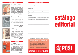 catalogo renew.qxp - Partido Obrero Socialista Internacionalista