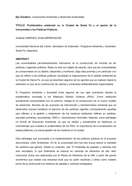Ponencia - Secretaría de Extensión | UNICEN