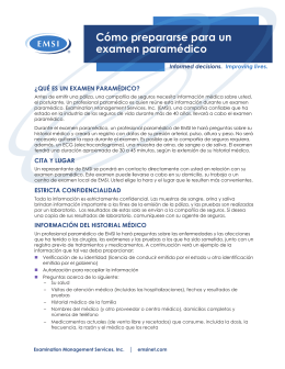EMSI What is a Paramed Spanish Portrait E0099 -v2 Page 1 12