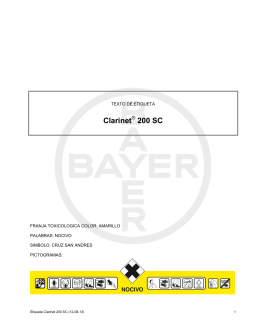 Etiqueta Clarinet® 200 SC