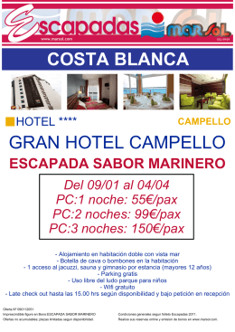 COSTA BLANCA GRAN HOTEL CAMPELLO